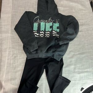 GYMNASTICS HOODIE AND LEGGING BUNDLE